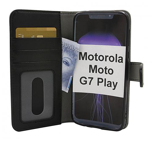 CoverinSkimblocker Magnet Wallet Motorola Moto G7 Play