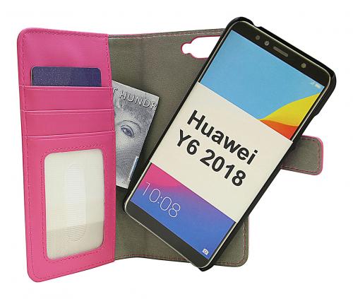 CoverinSkimblocker Magnet Wallet Huawei Y6 2018