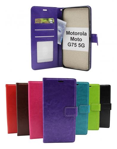 billigamobilskydd.seCrazy Horse Motorola Moto G75 5G Phone Wallet