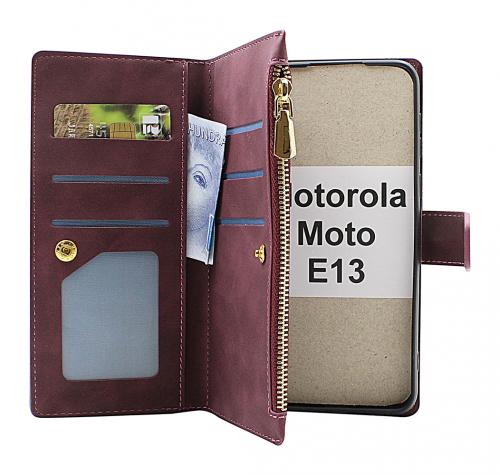 billigamobilskydd.seXL Standcase Luxury Wallet Motorola Moto E13