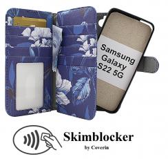 CoverinSkimblocker XL Magnet Designwallet Samsung Galaxy S22 5G (SM-S901B/DS)