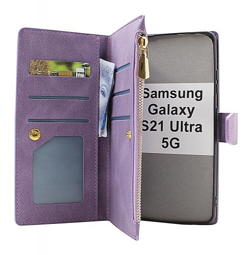 billigamobilskydd.seXL Standcase Luxury Wallet Samsung Galaxy S21 Ultra 5G (SM-G998B)