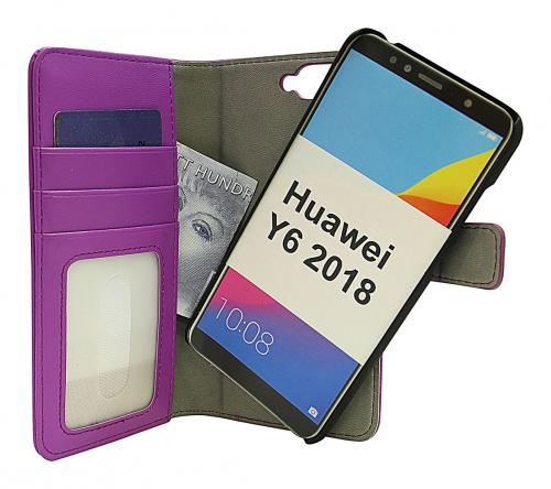 CoverinSkimblocker Magnet Wallet Huawei Y6 2018