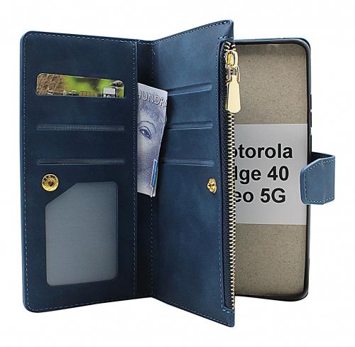 billigamobilskydd.seXL Standcase Luxury Wallet Motorola Edge 40 Neo 5G