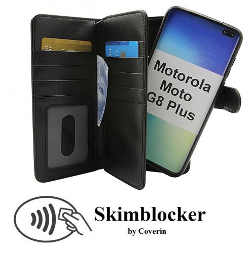 CoverinSkimblocker XL Magnet Wallet Motorola Moto G8 Plus