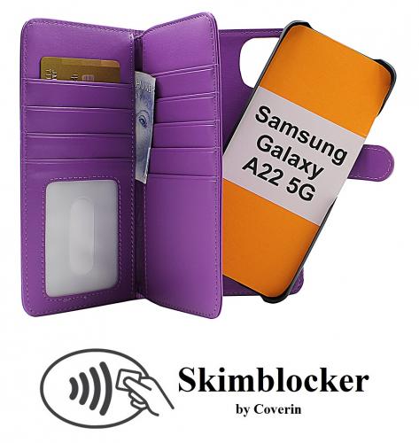 CoverinSkimblocker XL Magnet Wallet Samsung Galaxy A22 5G (SM-A226B)