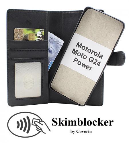 CoverinSkimblocker Motorola Moto G24 Power Magnet Phone Wallet