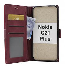 billigamobilskydd.seLuxury Standcase Wallet Nokia C21 Plus