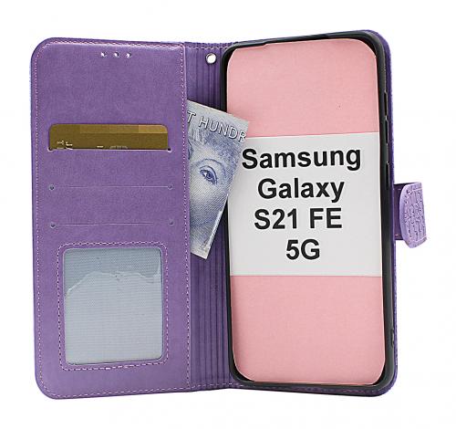 billigamobilskydd.seFlower Standcase Wallet Samsung Galaxy S21 FE 5G (SM-G990B)