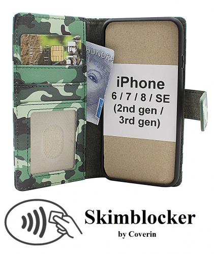 CoverinSkimblocker iPhone 6s/7/8/SE 2nd/3rd Gen Magnet Phone Wallet Design