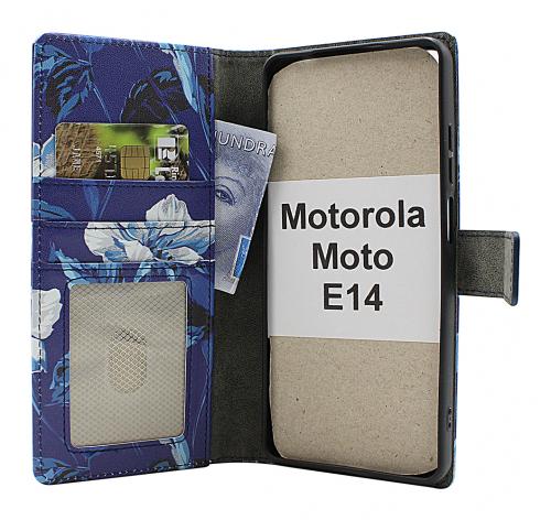 CoverinSkimblocker Motorola Moto E14 Phone Wallet Design