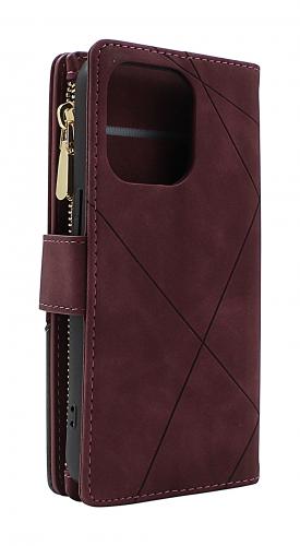 billigamobilskydd.seXL Standcase Luxury Wallet iPhone 14 Pro (6.1)