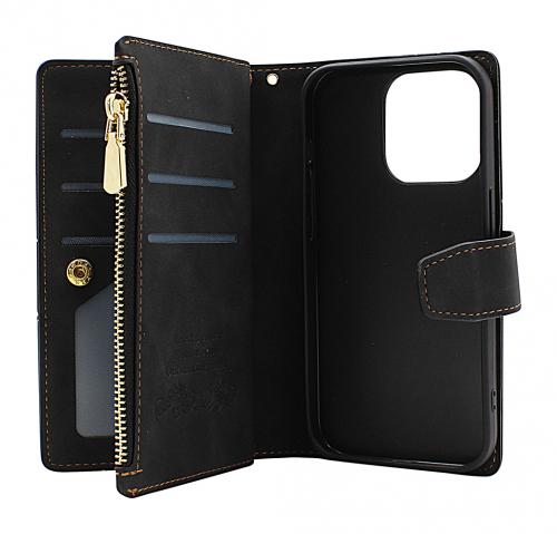 billigamobilskydd.seXL Standcase Luxury Wallet iPhone 14 Pro (6.1)