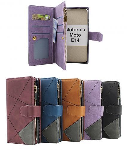 billigamobilskydd.seXL Motorola Moto E14 Luxury Phone Wallet