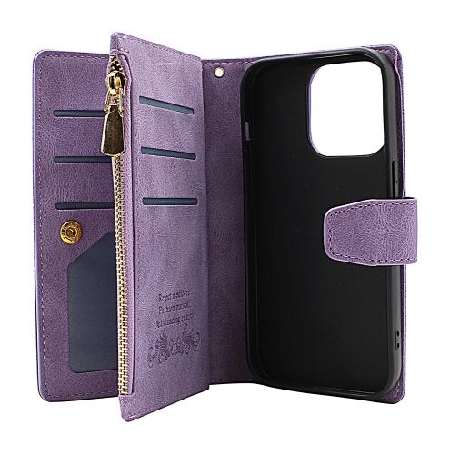 billigamobilskydd.seXL Standcase Luxury Wallet iPhone 14 Pro (6.1)