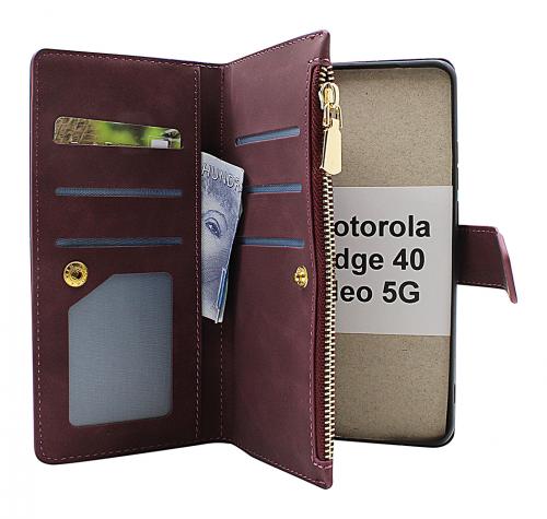 billigamobilskydd.seXL Standcase Luxury Wallet Motorola Edge 40 Neo 5G