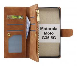 billigamobilskydd.seXL Standcase Luxury Wallet Motorola Moto G35 5G