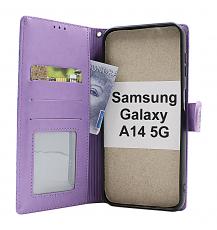 billigamobilskydd.seFlower Standcase Wallet Samsung Galaxy A14 4G / 5G