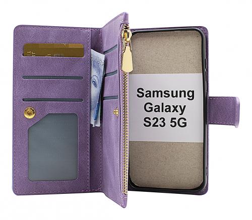 billigamobilskydd.seXL Standcase Luxury Wallet Samsung Galaxy S23 5G