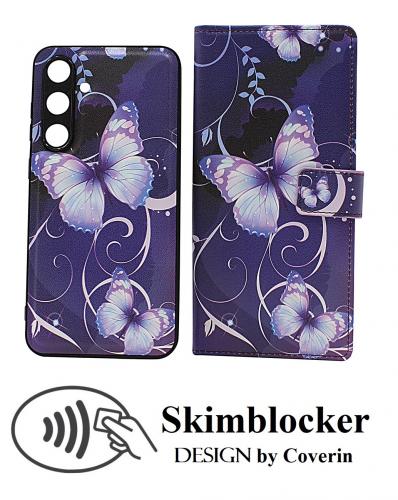 CoverinSkimblocker Samsung Galaxy S24 FE Magnet Phone Wallet Design