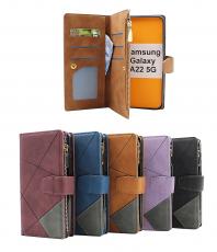 billigamobilskydd.seXL Standcase Luxury Wallet Samsung Galaxy A22 5G (SM-A226B)