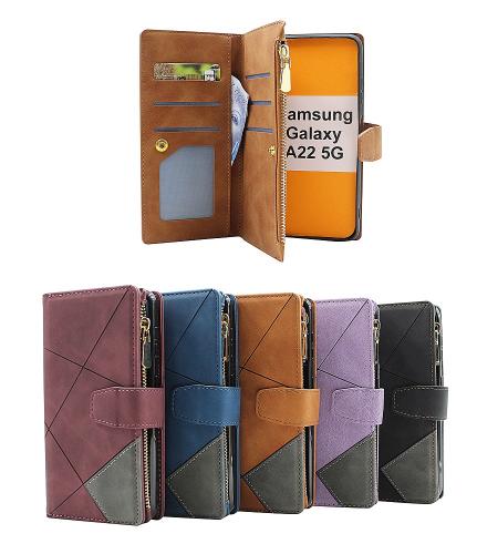 billigamobilskydd.seXL Standcase Luxury Wallet Samsung Galaxy A22 5G (SM-A226B)