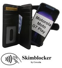 CoverInSkimblocker XL Magnet Wallet Motorola Moto G7 Play