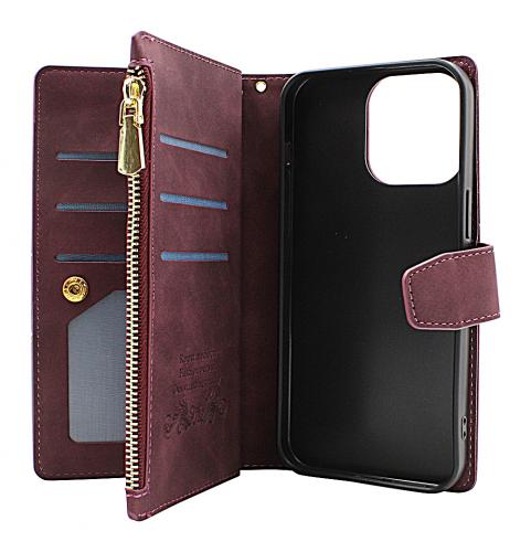 billigamobilskydd.seXL Standcase Luxury Wallet iPhone 15 Pro Max