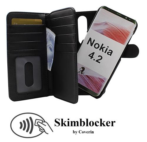 CoverinSkimblocker XL Magnet Wallet Nokia 4.2