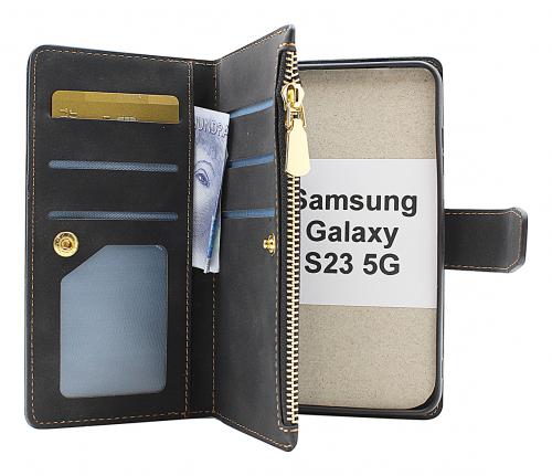 billigamobilskydd.seXL Standcase Luxury Wallet Samsung Galaxy S23 5G