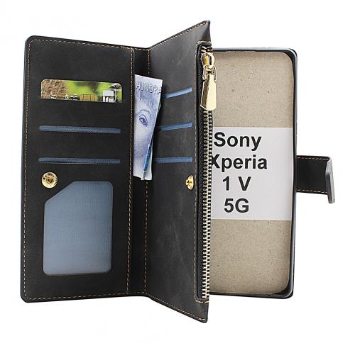 billigamobilskydd.seXL Standcase Luxury Wallet Sony Xperia 1 V 5G (XQ-DQ72)