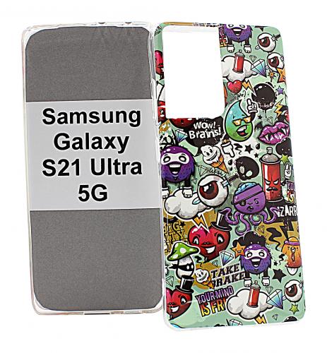 billigamobilskydd.seDesign Case TPU Samsung Galaxy S21 Ultra 5G (G998B)