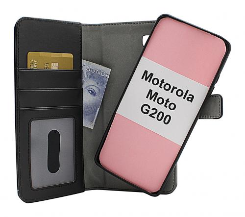 CoverinSkimblocker Magnet Wallet Motorola Moto G200