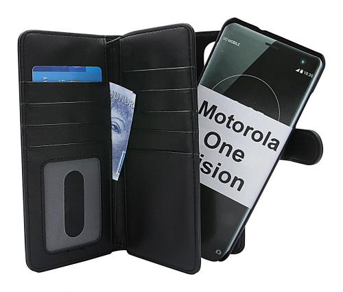 CoverinSkimblocker XL Magnet Wallet Motorola One Vision