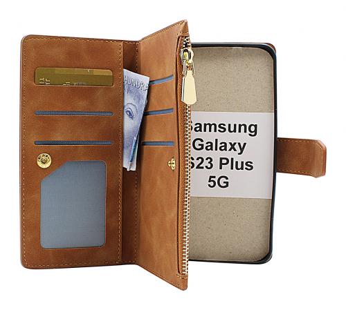 billigamobilskydd.seXL Standcase Luxury Wallet Samsung Galaxy S23 Plus 5G