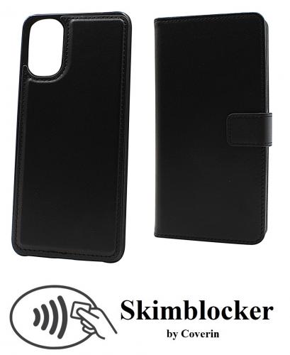 CoverinSkimblocker Magnet Wallet Motorola Moto G22