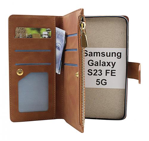 billigamobilskydd.seXL Standcase Luxury Wallet Samsung Galaxy S23 FE 5G