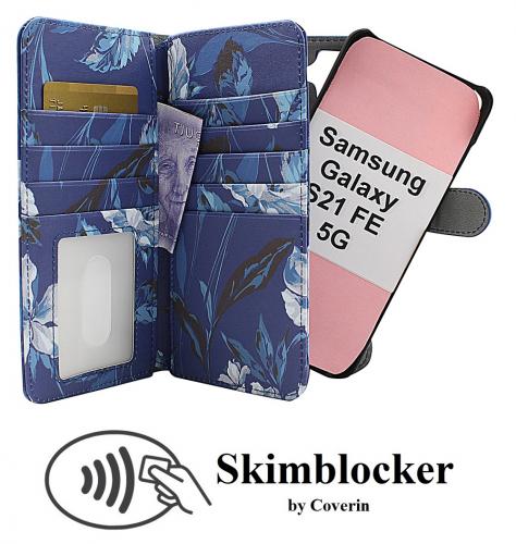 CoverinSkimblocker XL Magnet Designwallet Samsung Galaxy S21 FE 5G