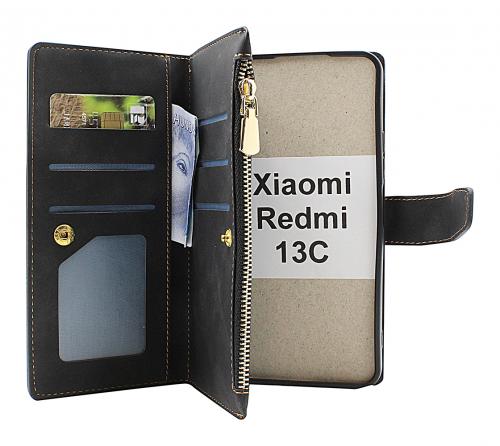 billigamobilskydd.seXL Standcase Luxury Wallet Xiaomi Redmi 13C