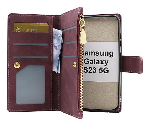 billigamobilskydd.seXL Standcase Luxury Wallet Samsung Galaxy S23 5G