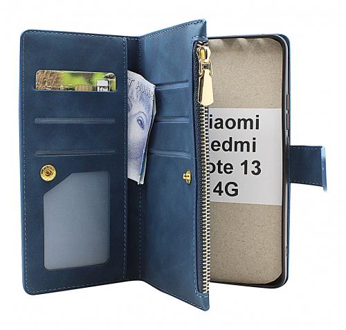 billigamobilskydd.seXL Standcase Luxury Wallet Xiaomi Redmi Note 13 4G