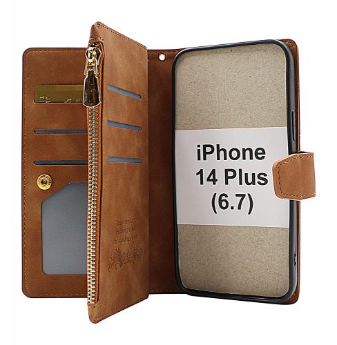 billigamobilskydd.seXL Standcase Luxury Wallet iPhone 14 Plus (6.7)