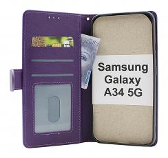 billigamobilskydd.seZipper Standcase Wallet Samsung Galaxy A34 5G