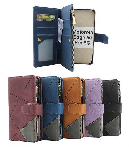 billigamobilskydd.seXL Standcase Luxury Wallet Motorola Edge 50 Pro 5G