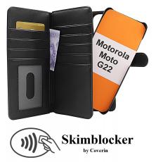 CoverInSkimblocker XL Magnet Wallet Motorola Moto G22