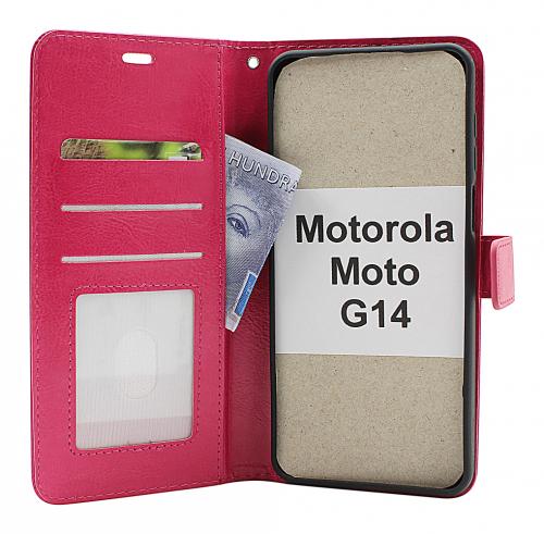 billigamobilskydd.seCrazy Horse Wallet Motorola Moto G14