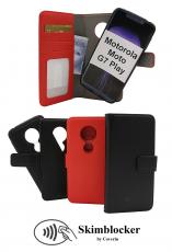 CoverInSkimblocker Magnet Wallet Motorola Moto G7 Play