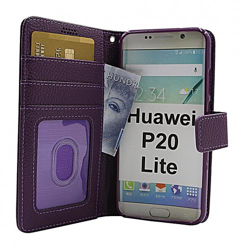 billigamobilskydd.seNew Standcase Wallet Huawei P20 Lite (ANE-LX1)