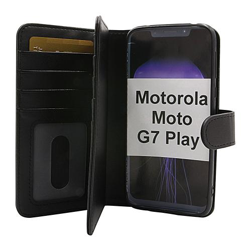 CoverinSkimblocker XL Magnet Wallet Motorola Moto G7 Play