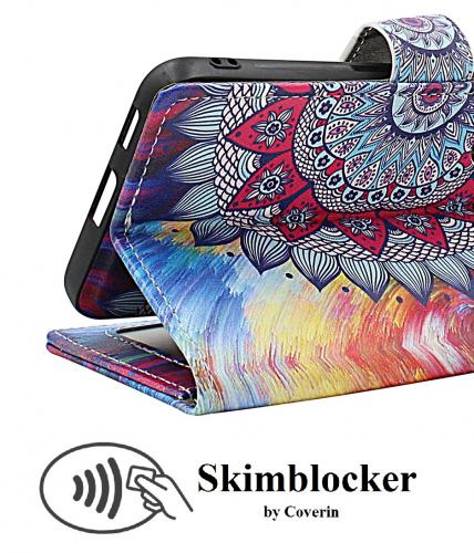 CoverinSkimblocker Samsung Galaxy S22 5G Magnet Phone Wallet Design